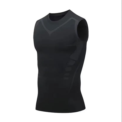 SculptPro™ – Men's Ionic Slimming Compression Vest
